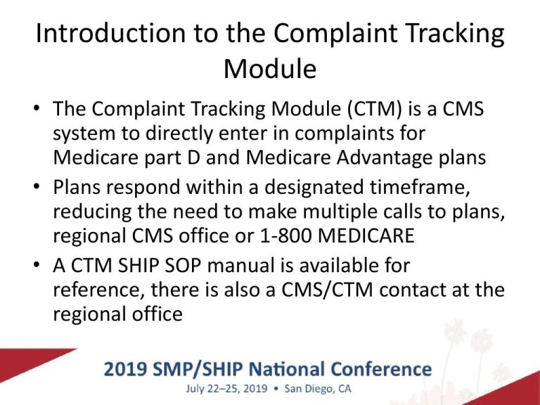 What Is A Ctm In Medicare?