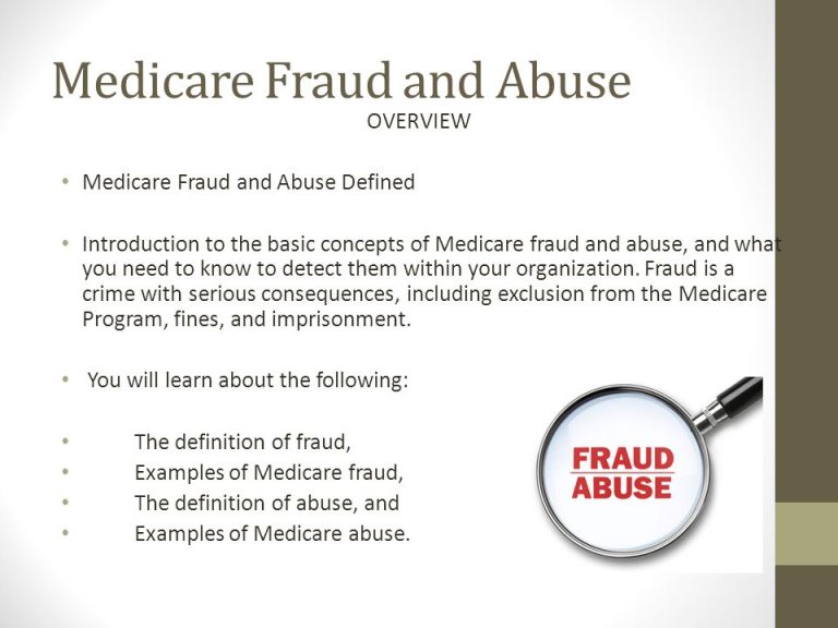 Difference Between Medicare Fraud And Abuse