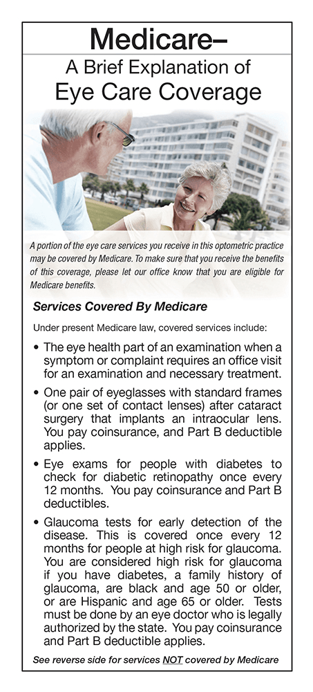 Does Medicare Part a and B Cover Eye Exams?